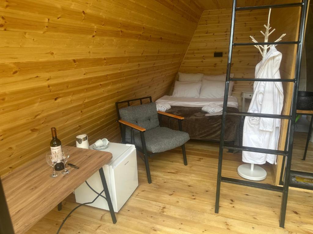 Posezení v ubytování Vardzia Glamping