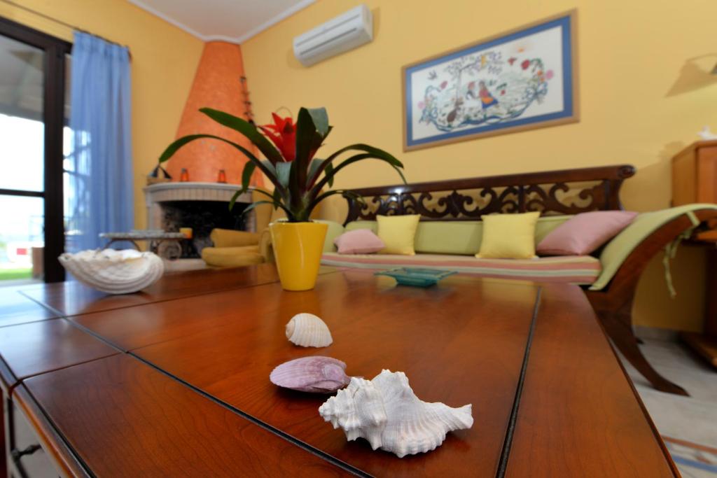Posedenie v ubytovaní Galini Beach Villa