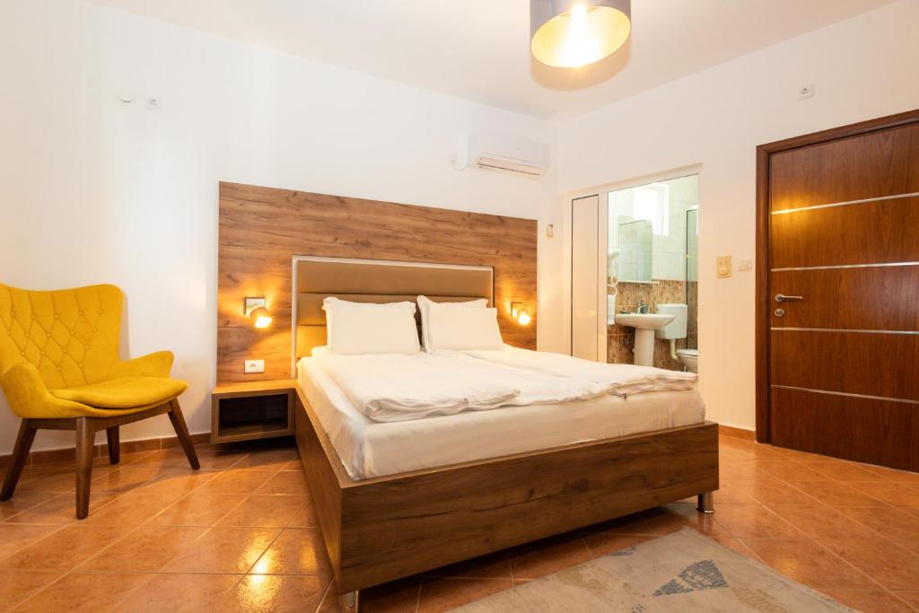 Postel nebo postele na pokoji v ubytování Guest House Pasha