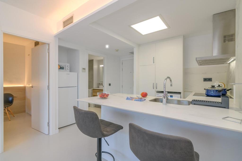Kuchyňa alebo kuchynka v ubytovaní Aparthotel Marsol