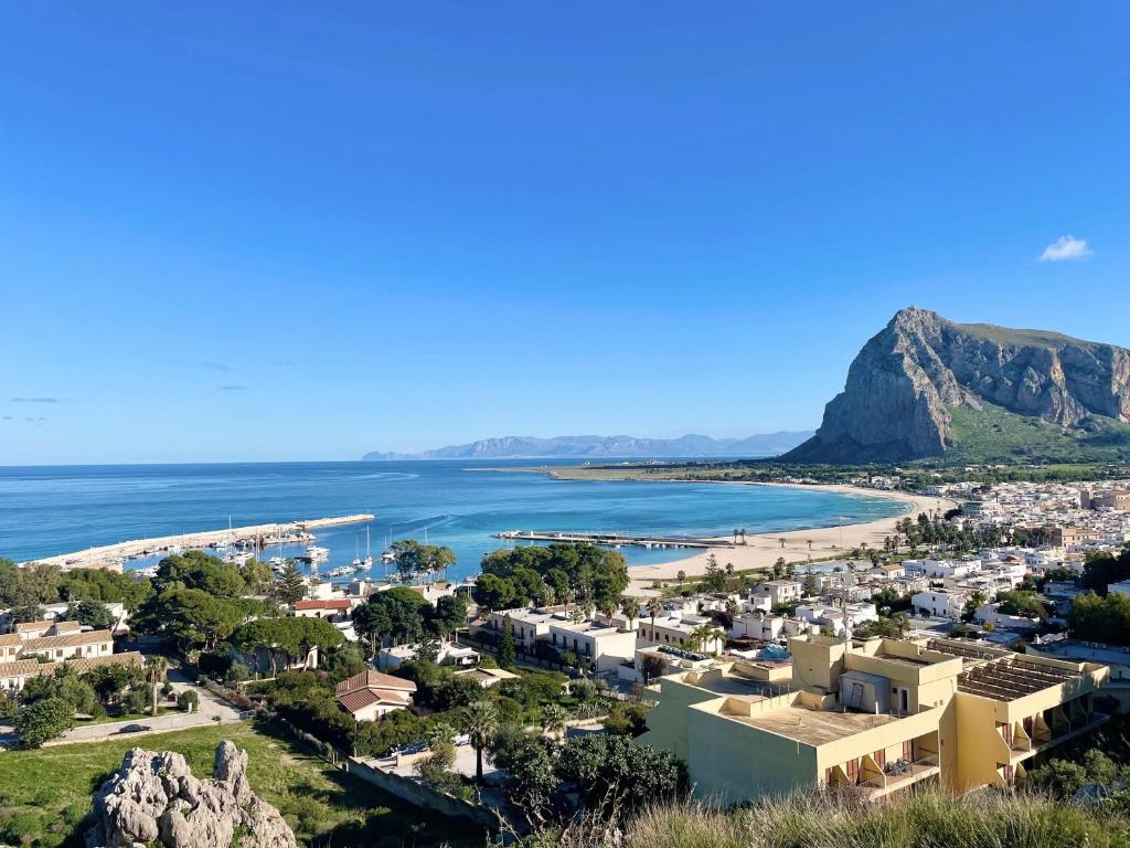 a view of cape town and the beach at HOTIDAY San Vito Lo Capo in San Vito lo Capo