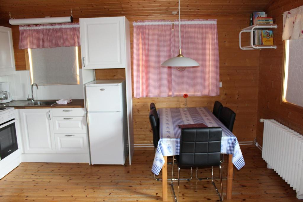 Kuchyň nebo kuchyňský kout v ubytování Snorrastadir Accomodation