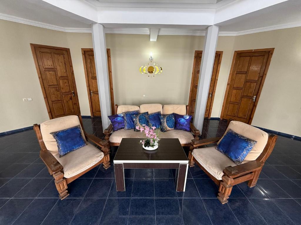 Posezení v ubytování LUNA Hotel