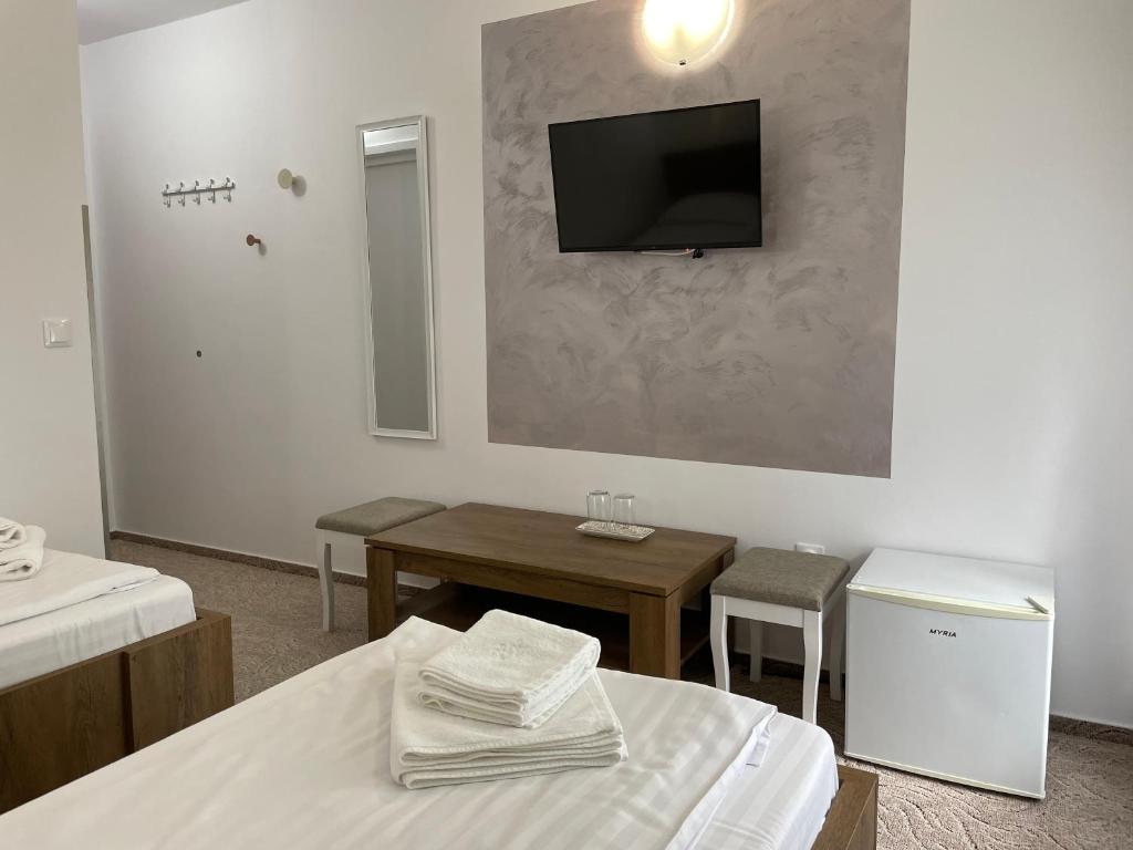 TV a/nebo společenská místnost v ubytování Hotel Hefaistos - Sovata