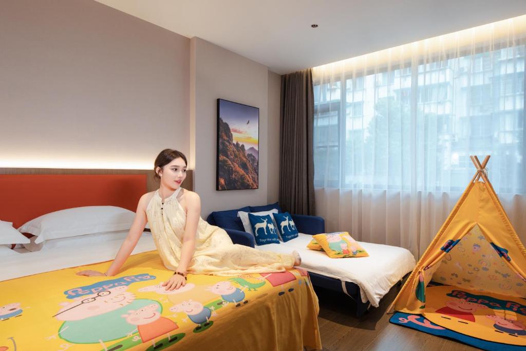 Postel nebo postele na pokoji v ubytování ME Hotel