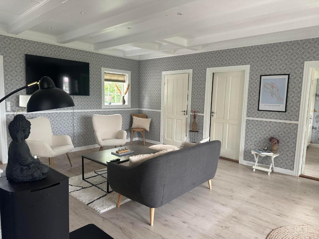 Posezení v ubytování Bandholm Badehotel