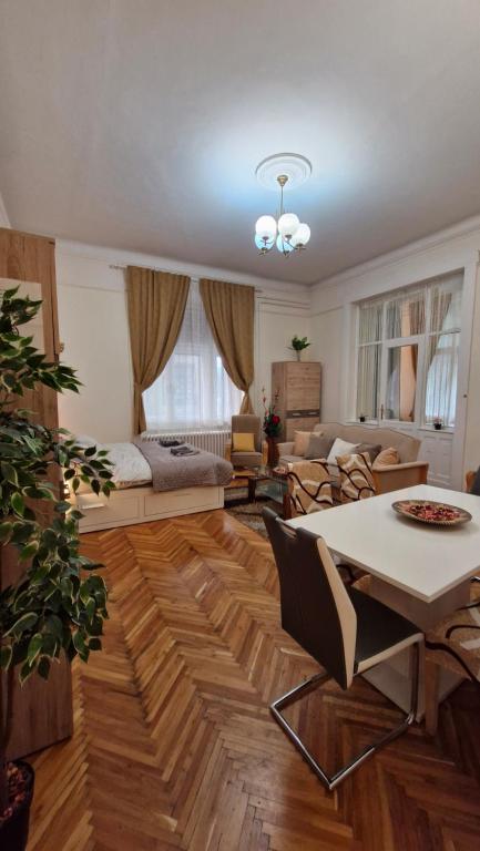 Posedenie v ubytovaní River Center Apartment