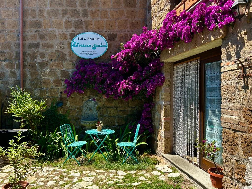 Vonkajšia záhrada v ubytovaní B&B Etruscan Garden