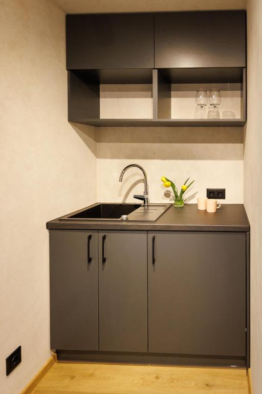 Kuchyň nebo kuchyňský kout v ubytování Tamme 10 Apartments