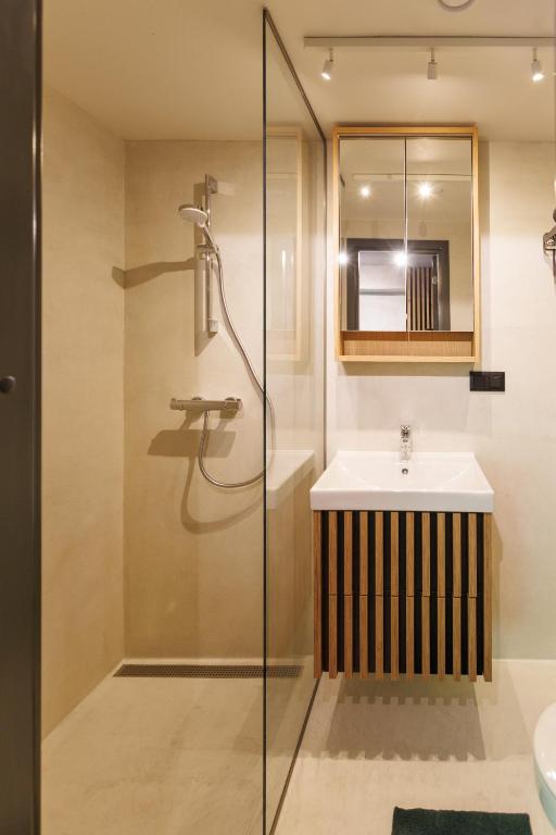Koupelna v ubytování Tamme 10 Apartments