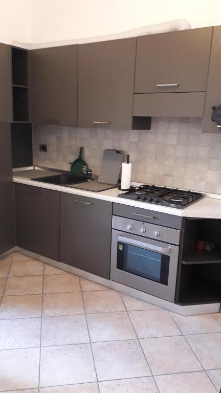 Kuchyň nebo kuchyňský kout v ubytování Residence Park