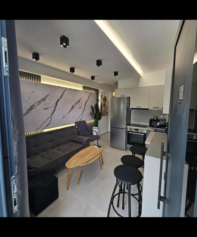 Dapur atau dapur kecil di Z8CentralApartmentNearTheSea
