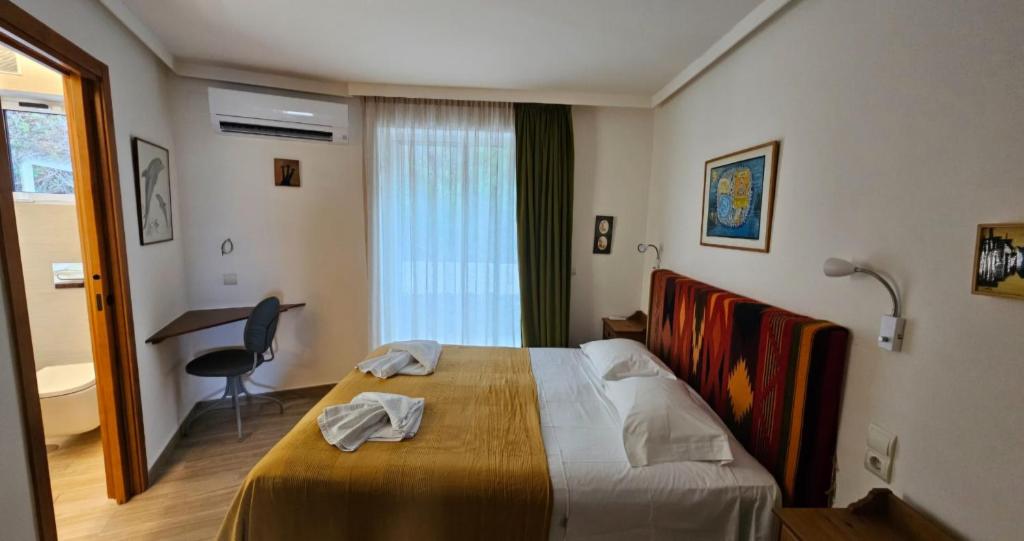 Postel nebo postele na pokoji v ubytování Villa Zorro Fugaz en Puntalara Nerja