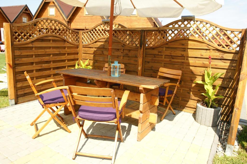 Patio nebo venkovní prostory v ubytování Ranczo