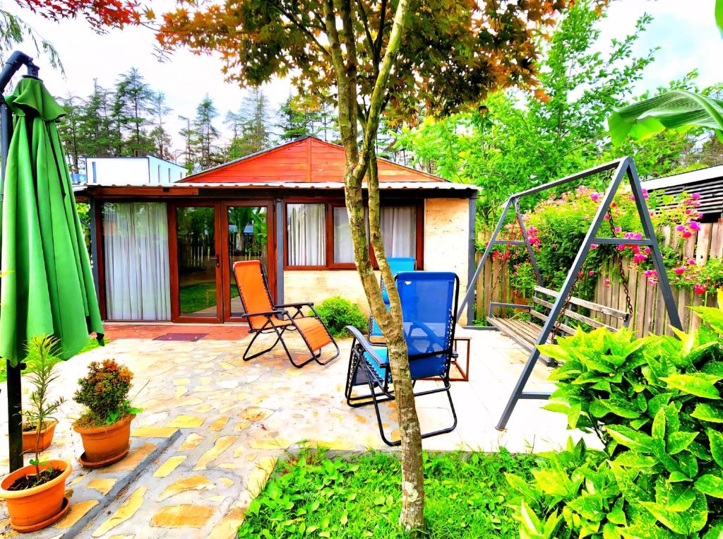 Zahrada ubytování House & Yard Sesil M 110m to beach Kaprovani