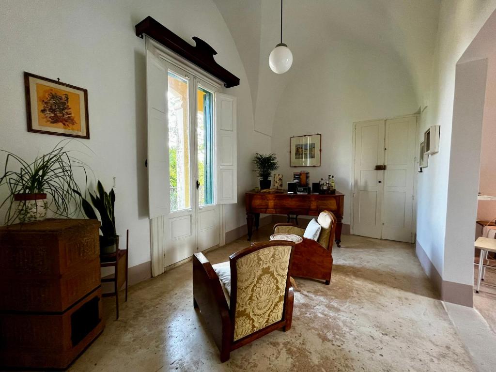 Posezení v ubytování Casina Grassi