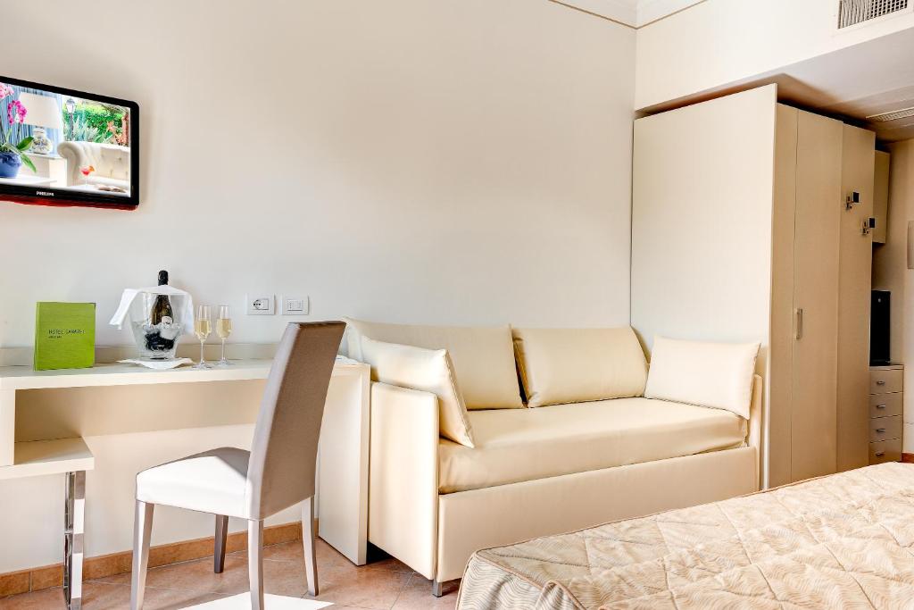 Posezení v ubytování Hotel Caravel
