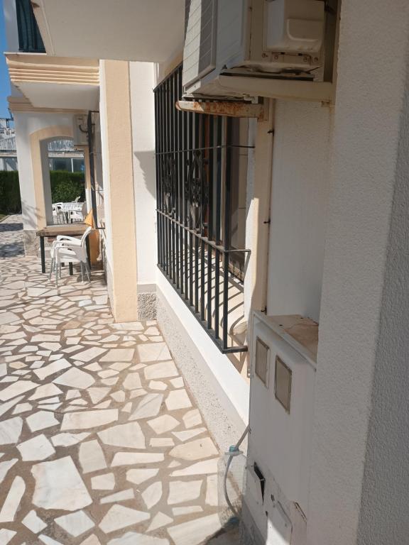 En balkon eller terrasse på Vera playa Apartamento