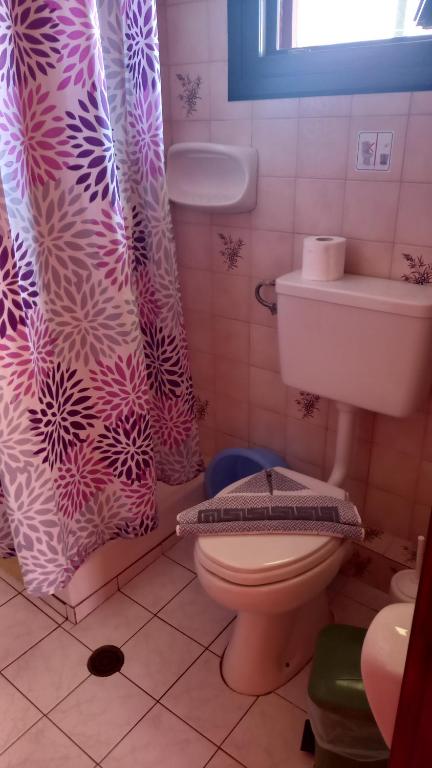 Koupelna v ubytování Pension Soula