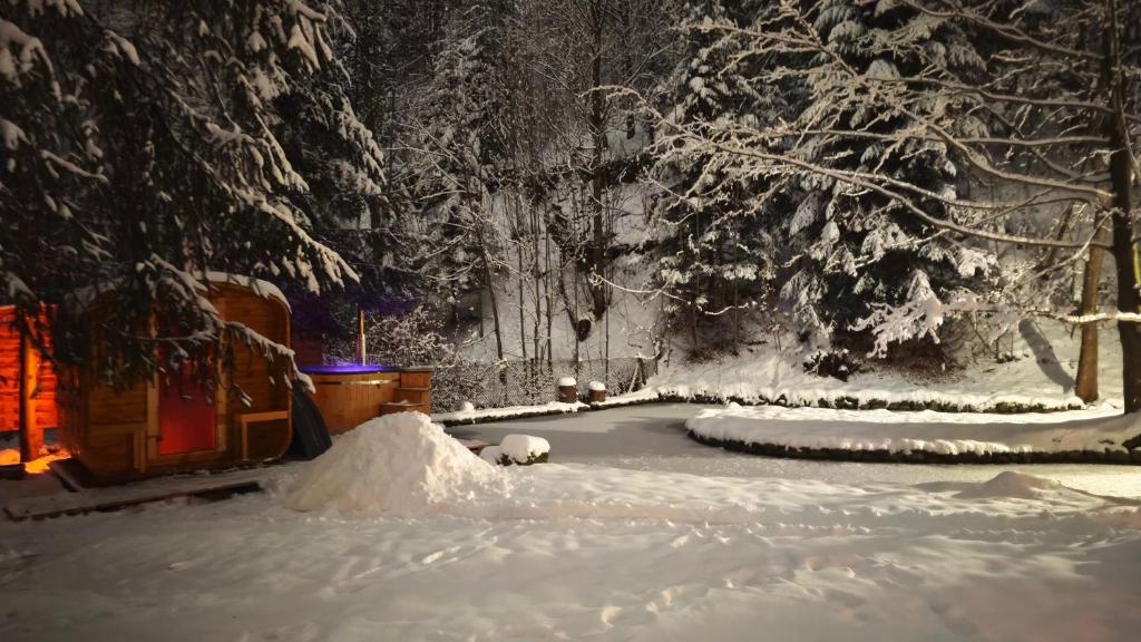 Domek Raj Zakopane v zime