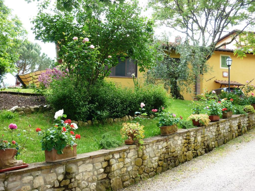Zahrada ubytování B&B Casale Ginette