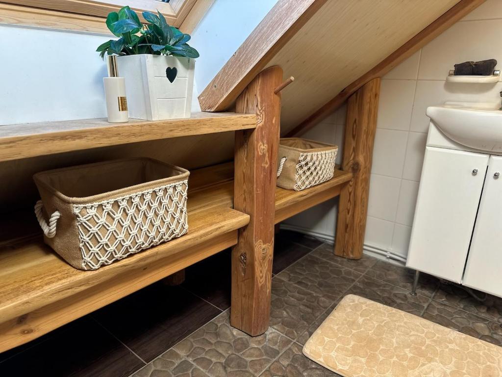 Postel nebo postele na pokoji v ubytování Kaldavere Tourism Farm