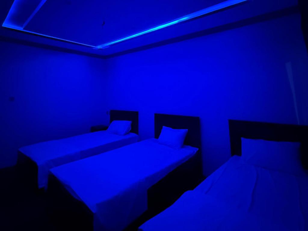 Postel nebo postele na pokoji v ubytování Aba-SHAH GUEST HOUSE SKARDU