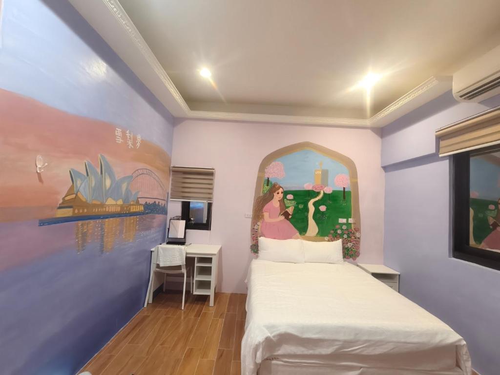 Postel nebo postele na pokoji v ubytování Xinyuanbao Shangshi Homestay