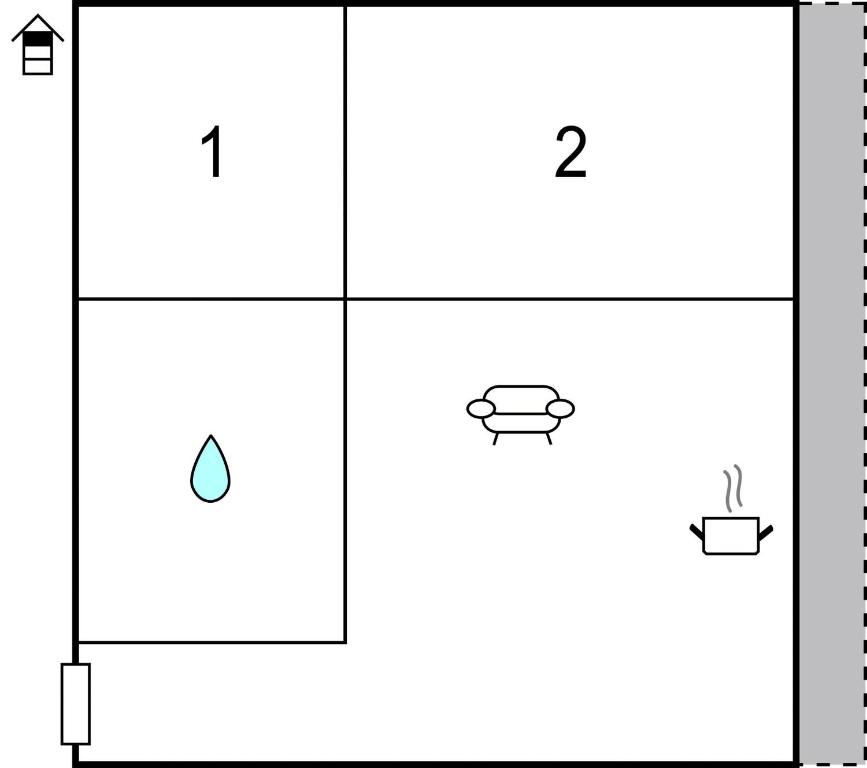 Plan piętra w obiekcie Gemuetliche Ferienwohnung