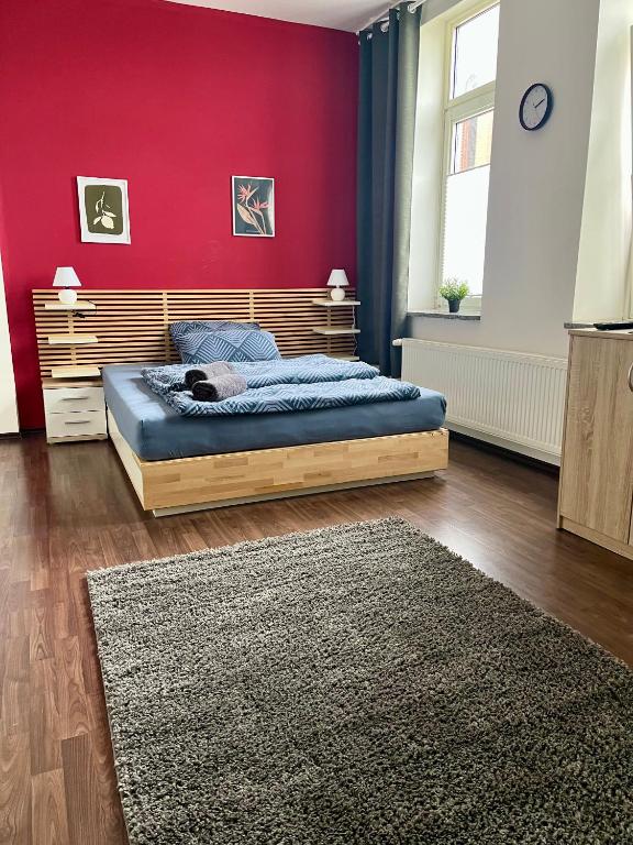 พื้นที่นั่งเล่นของ Großes 1 Zimmer Apartment