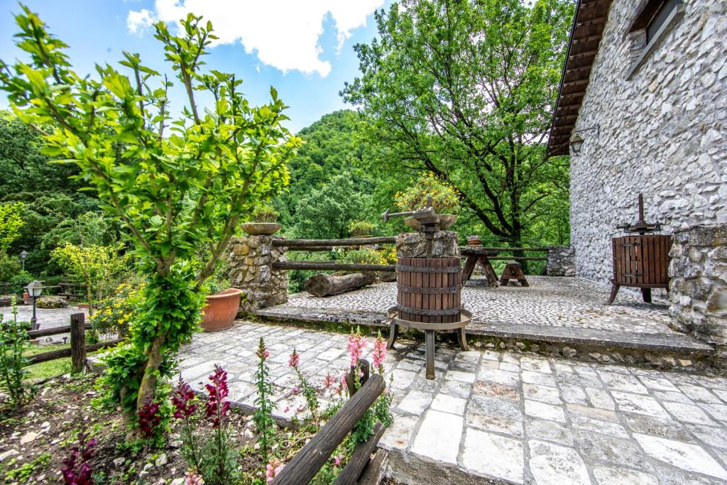 Zahrada ubytování Agriturismo La Ferrera