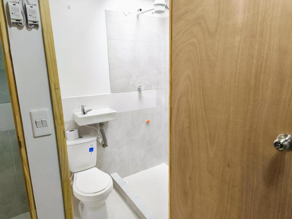 Koupelna v ubytování Kuyay Yachi Hostel