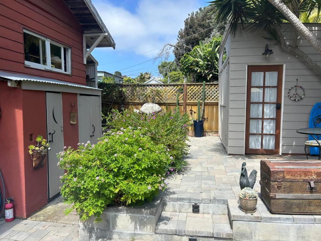 En have udenfor Big Red Lodge Cottage