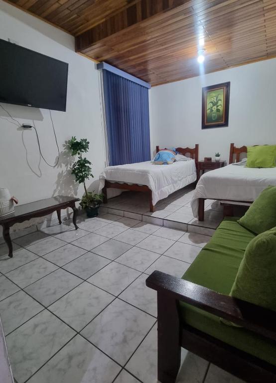 Postel nebo postele na pokoji v ubytování Apartamento Adriana