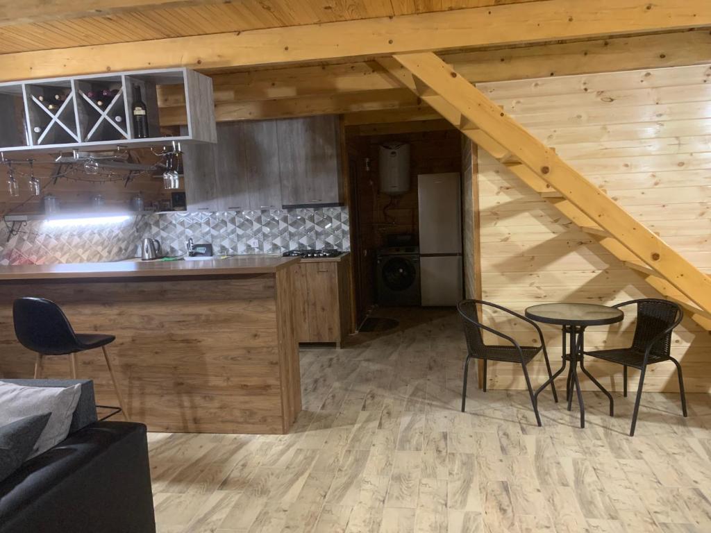 Kuchyň nebo kuchyňský kout v ubytování Dream house