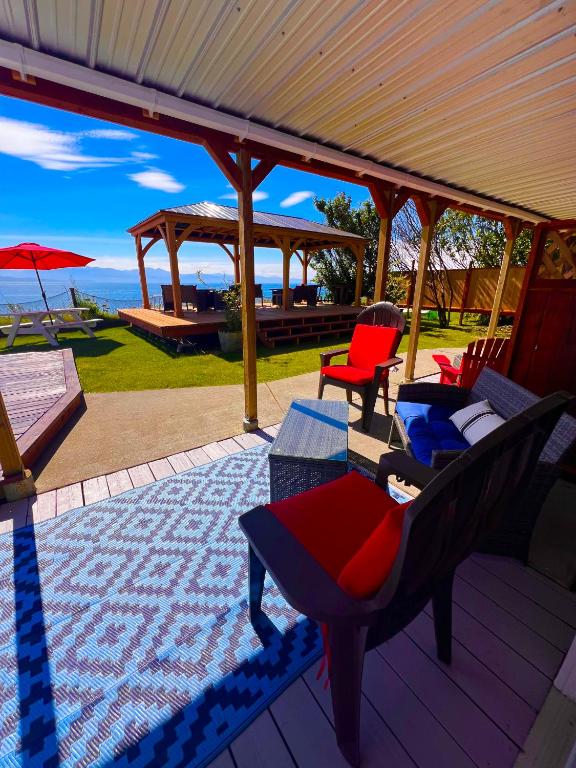 Balkón nebo terasa v ubytování Oceanhouse