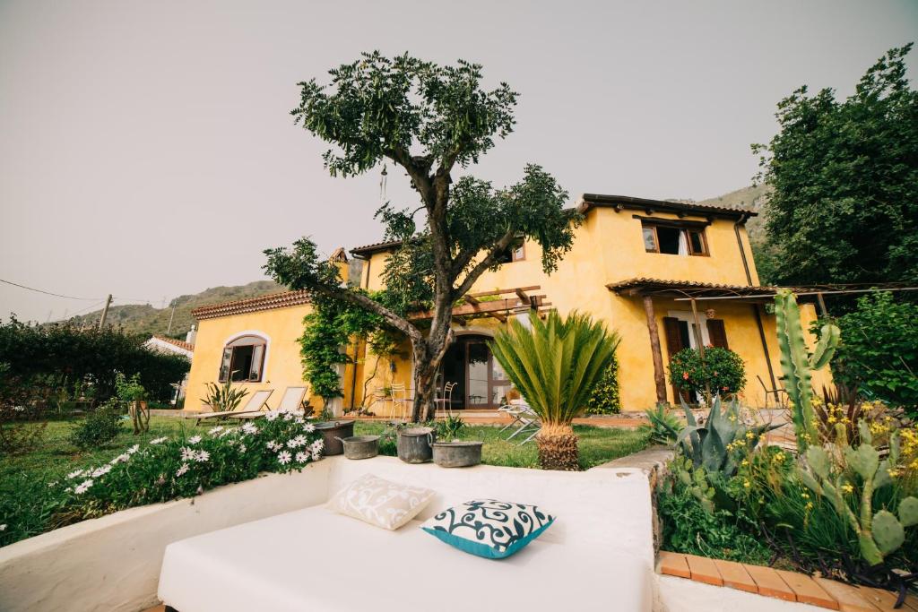 Zahrada ubytování B&B Calandrella