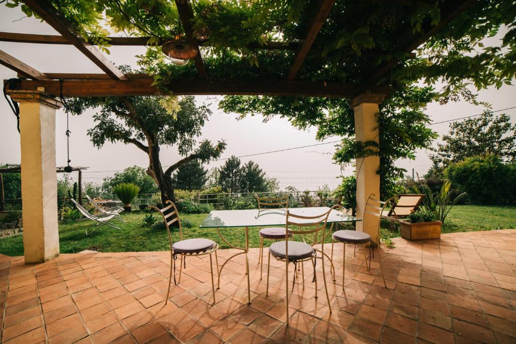 Zahrada ubytování B&B Calandrella