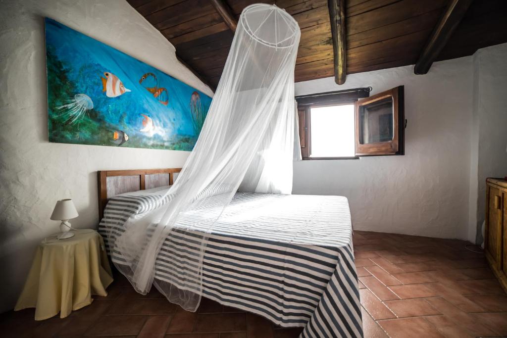 Postel nebo postele na pokoji v ubytování B&B Calandrella