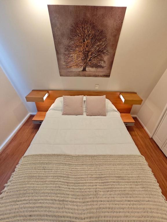 Postel nebo postele na pokoji v ubytování Hotel Ágora