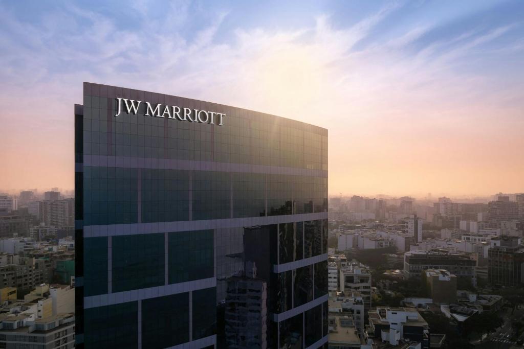 Ein allgemeiner Blick auf Lima oder ein Stadtblick von des Hotels aus