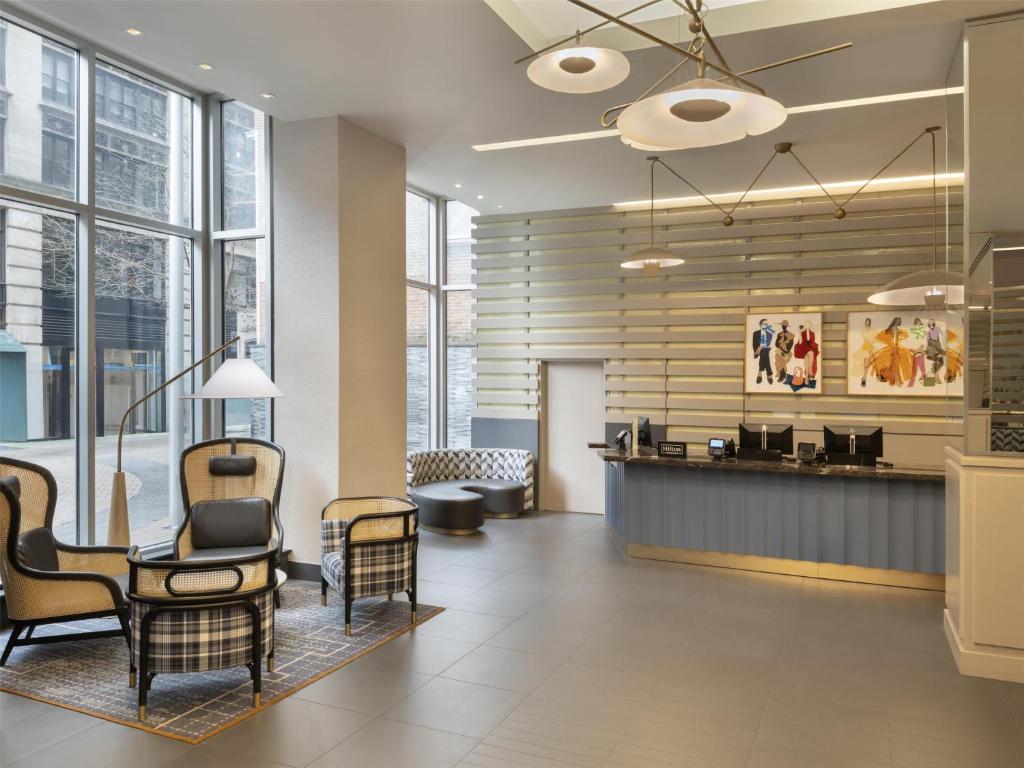 A cozinha ou cozinha compacta de Hilton New York Fashion District