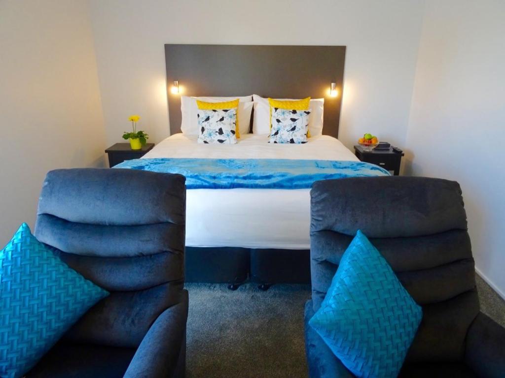 Postel nebo postele na pokoji v ubytování BKs Premier Motel Hamilton