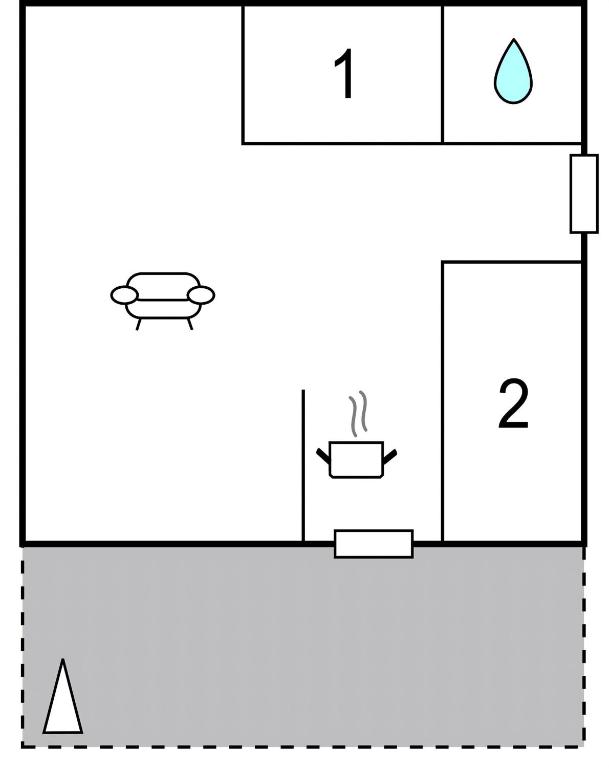 Grunnteikning Holiday Home Bindslev 10