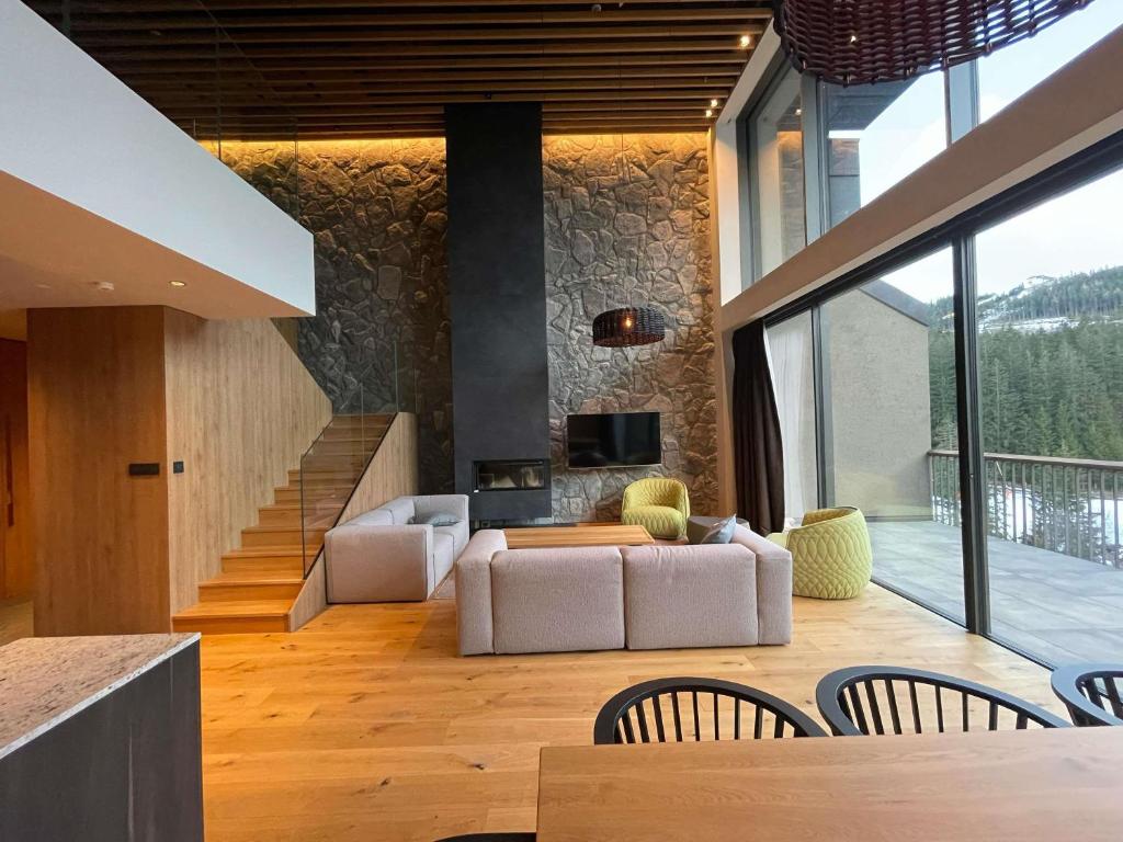 Posezení v ubytování Swissôtel Damian Jasna