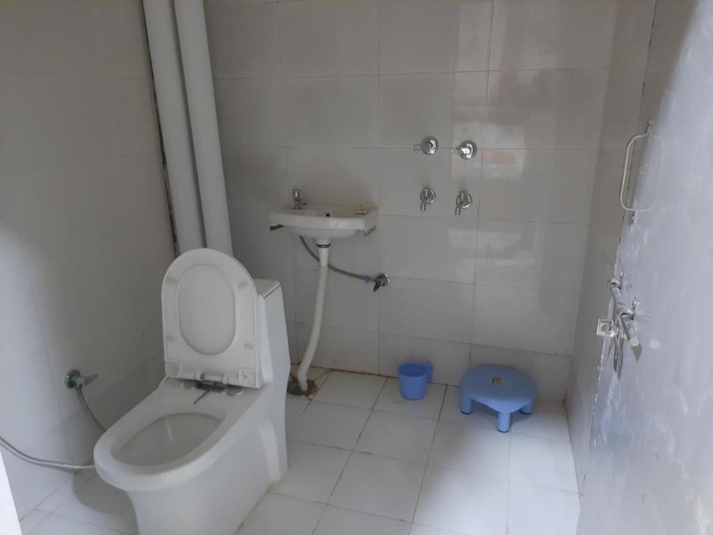 Koupelna v ubytování Hotel Divya