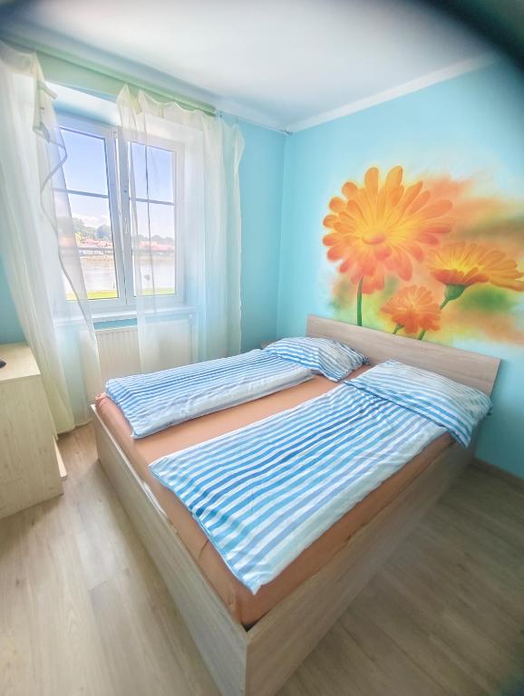 Postel nebo postele na pokoji v ubytování Asia wok gasthof