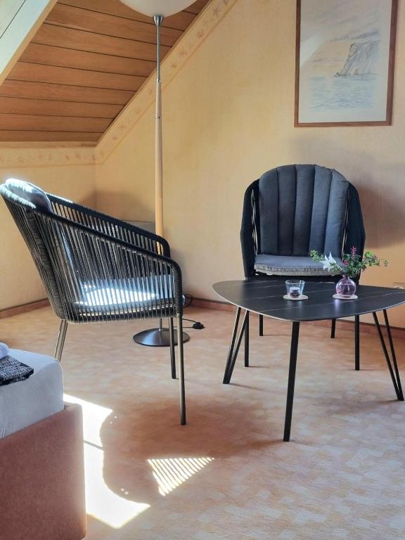 Posezení v ubytování Bed & Breakfast Birgit Fröhlich