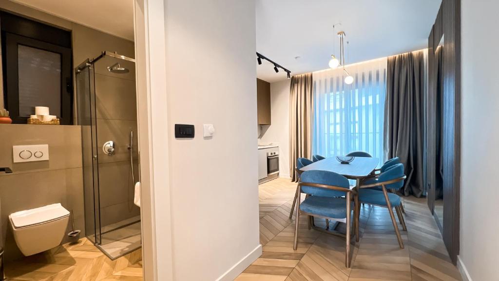 Koupelna v ubytování Apart hotel Emiia