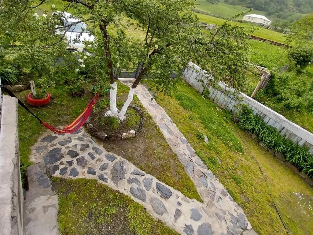 Zahrada ubytování Guesthouse Leno